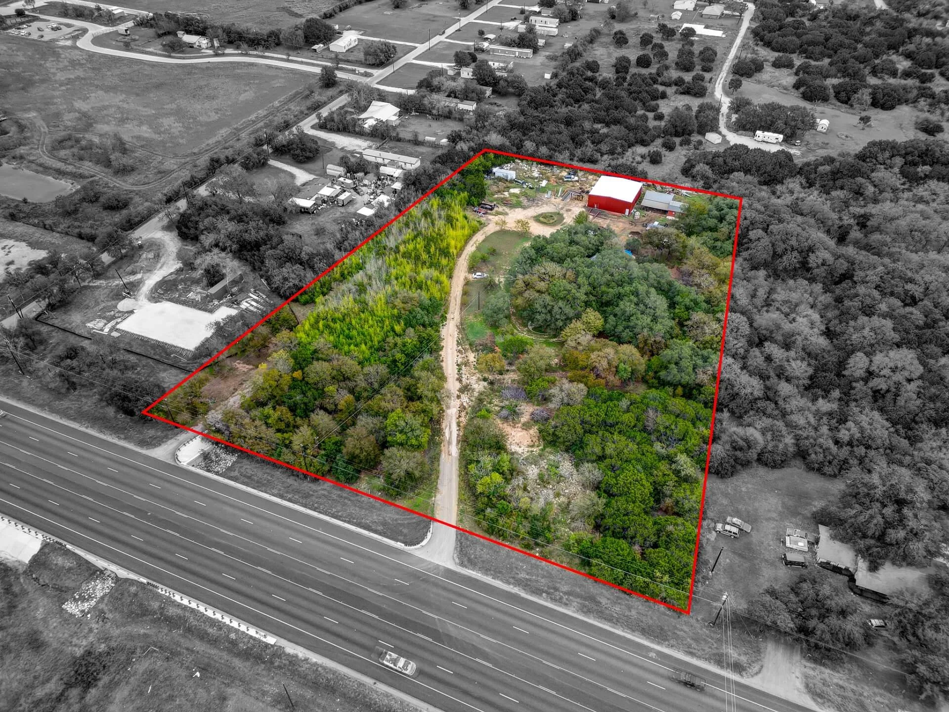 4 Acres of Land w/ a House For Sale in Buda, Texas Hays County — Land Up