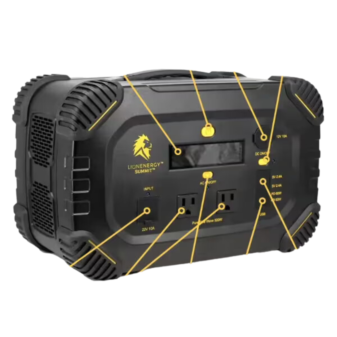 Lion Summit - 530W/665Wh Portable Generator Kit  Infinite Energy Advisors