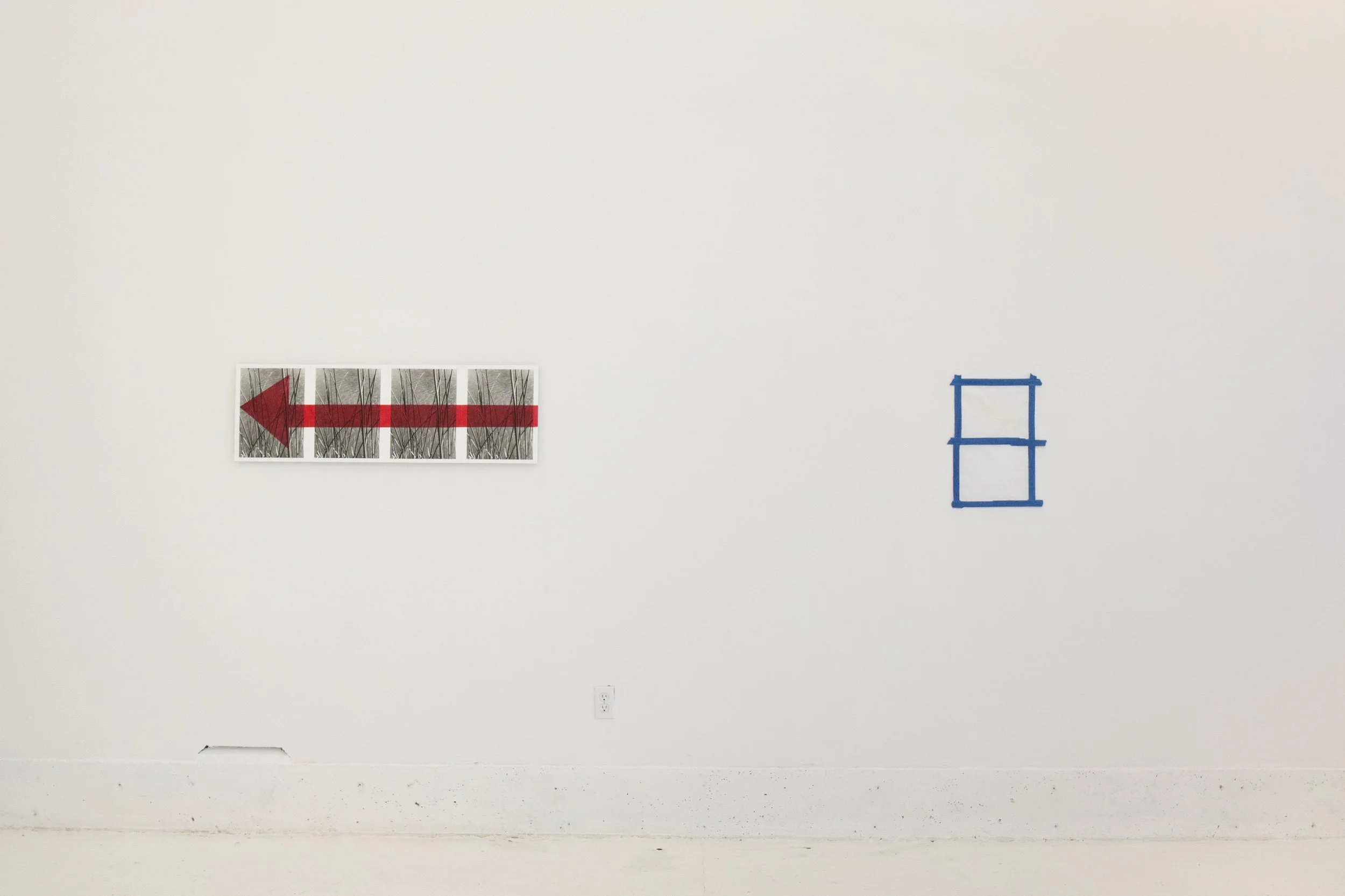Hence the drawing comes into being, Installation view 1