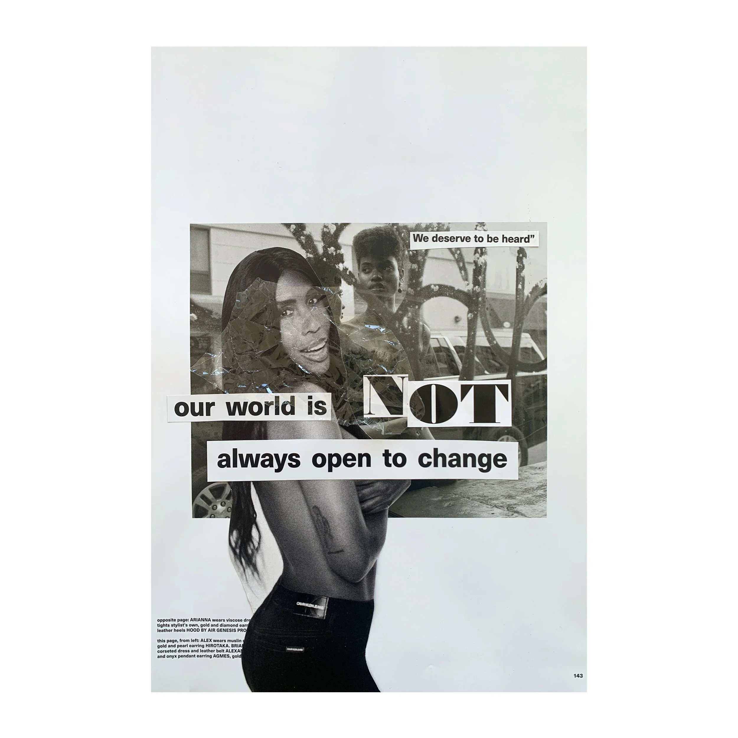 paper collage lockdown series