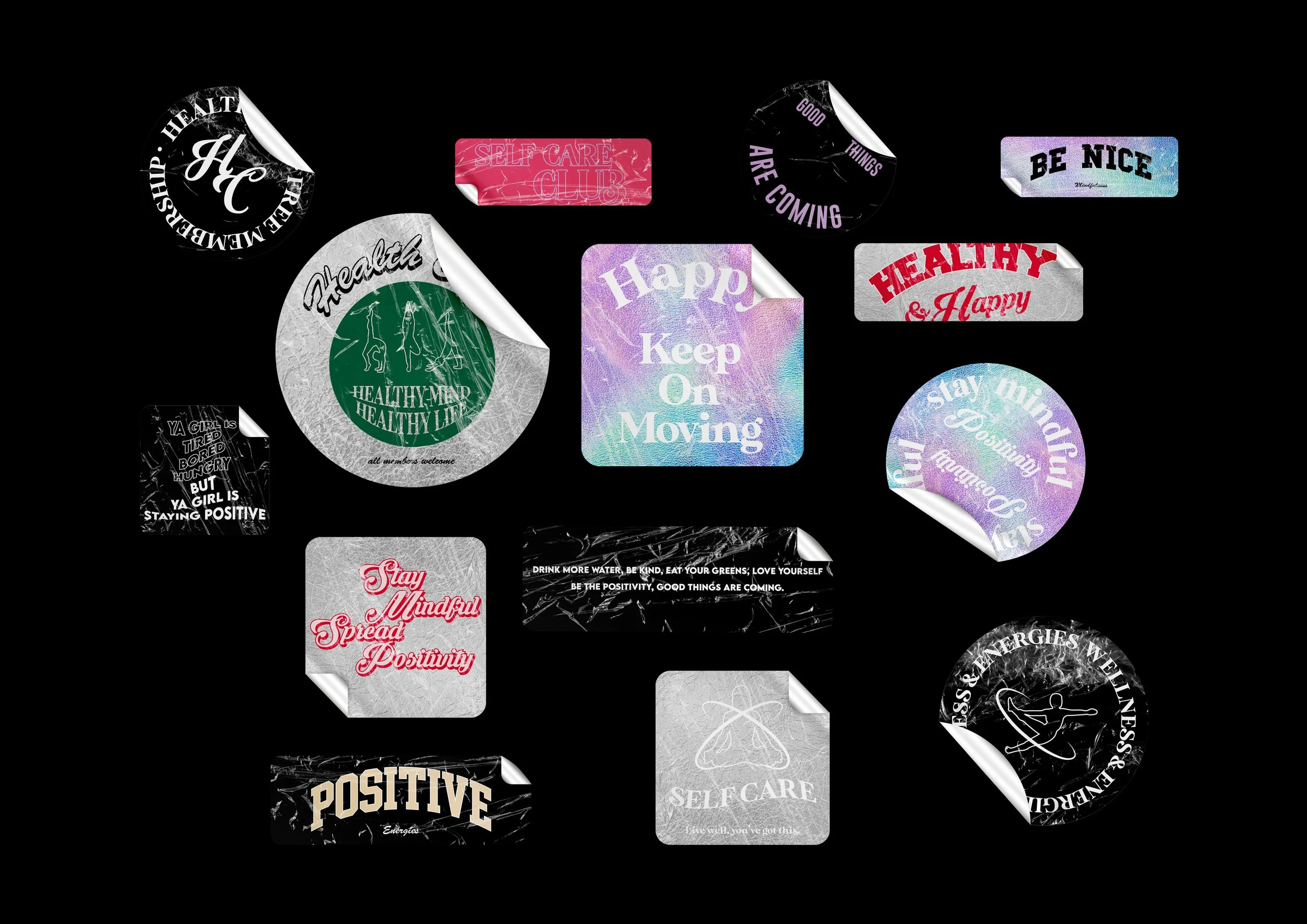 boohoo self love sticker campaign 
