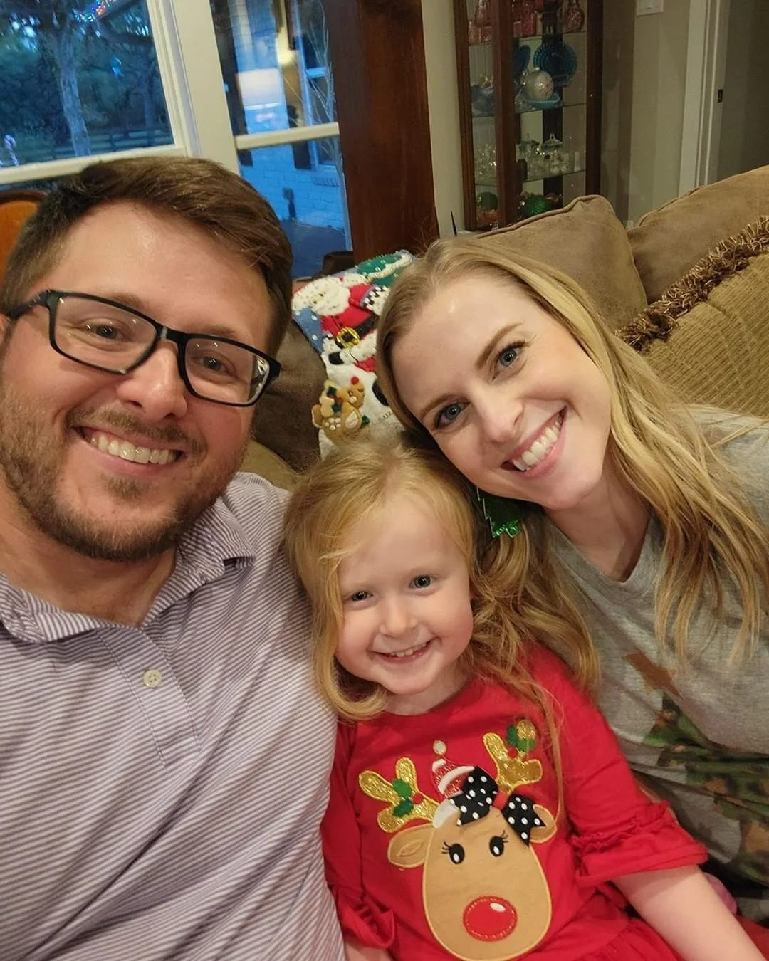 Merry Christmas from the Tanners! Celebrating our Savior with family and Taegan's last day as a 3 year old.