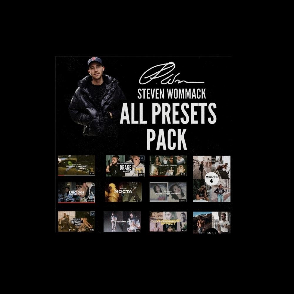 Steven Wommack – All Presets Pack + Youtube[Presets]