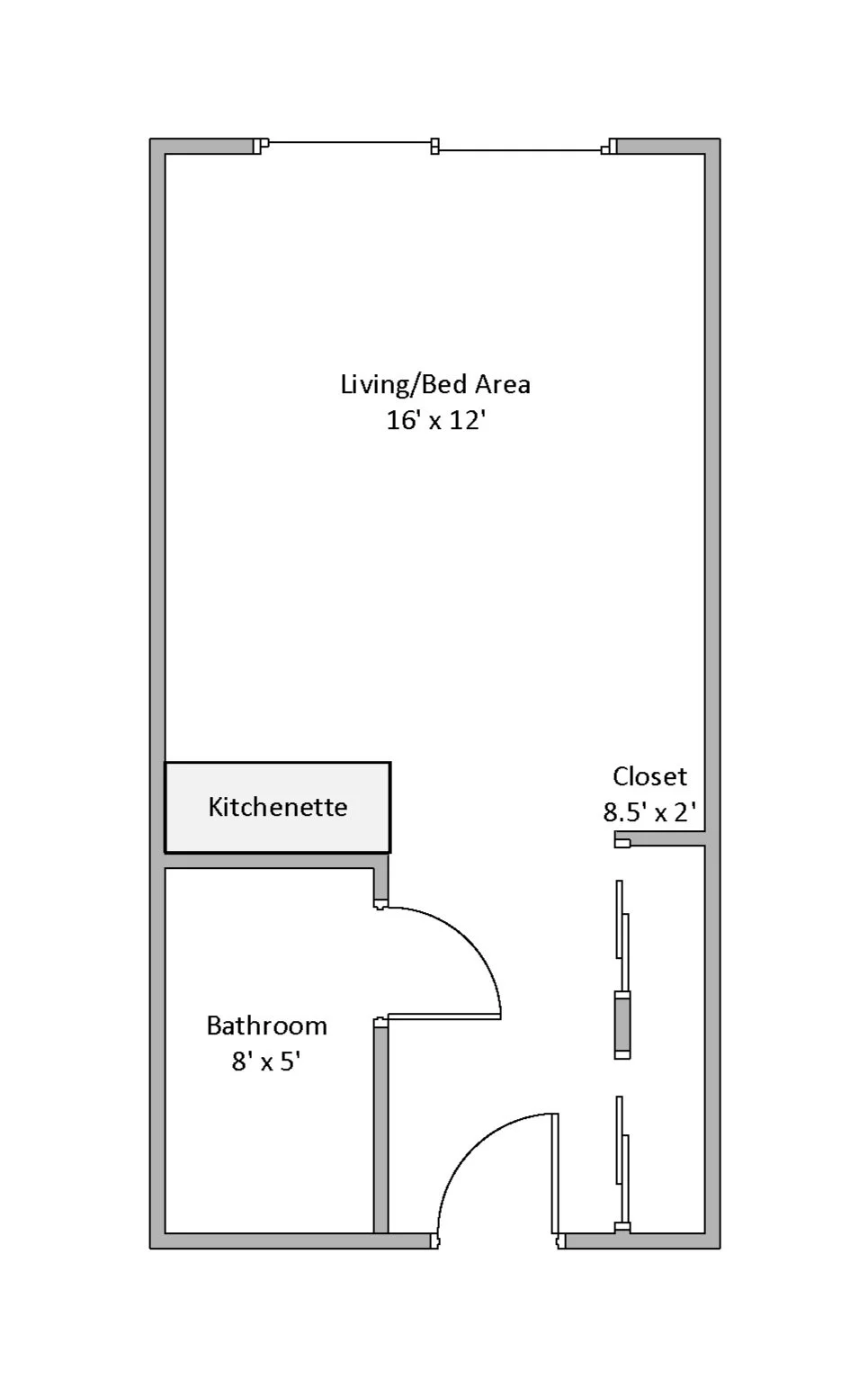 Styer Campus | West Wing Single Room