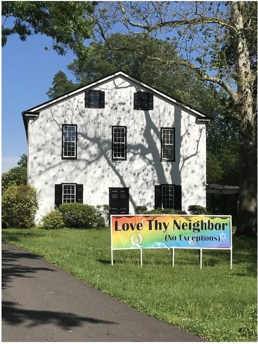 Historic Newtown Friends Meeting House in Newtown, PA