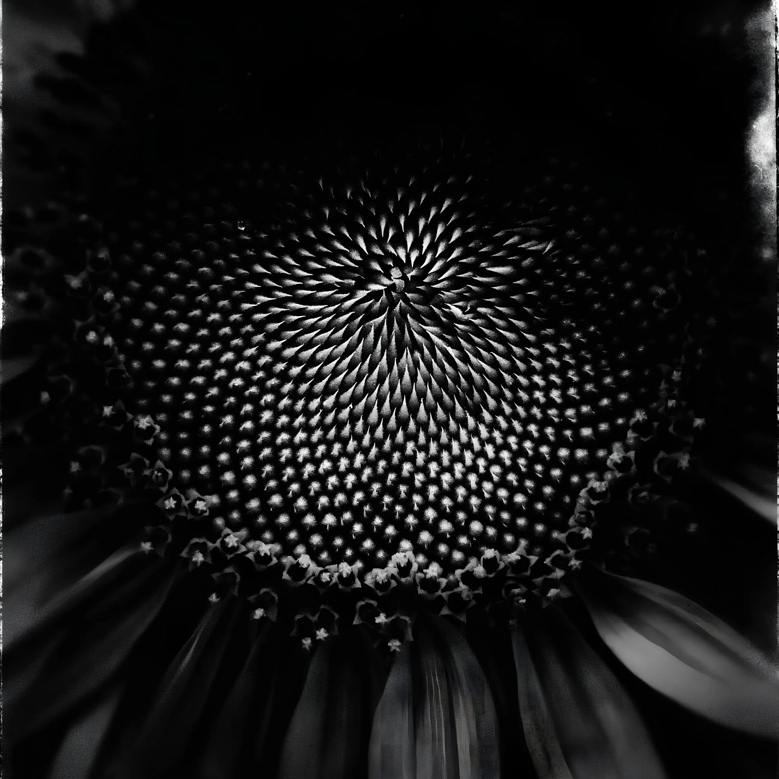 BlackandWhite Sunflower.JPG