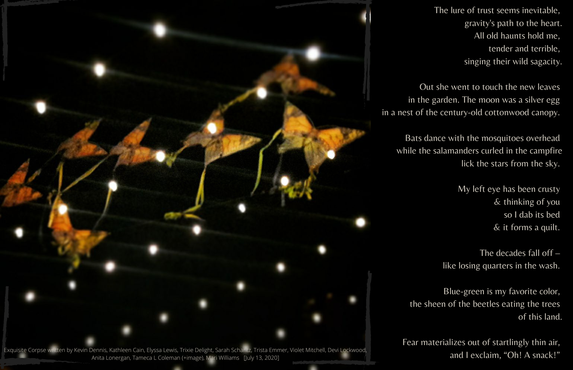 FREE PDF: Community Poetry - The decades fall off –  like losing quarters in the wash.