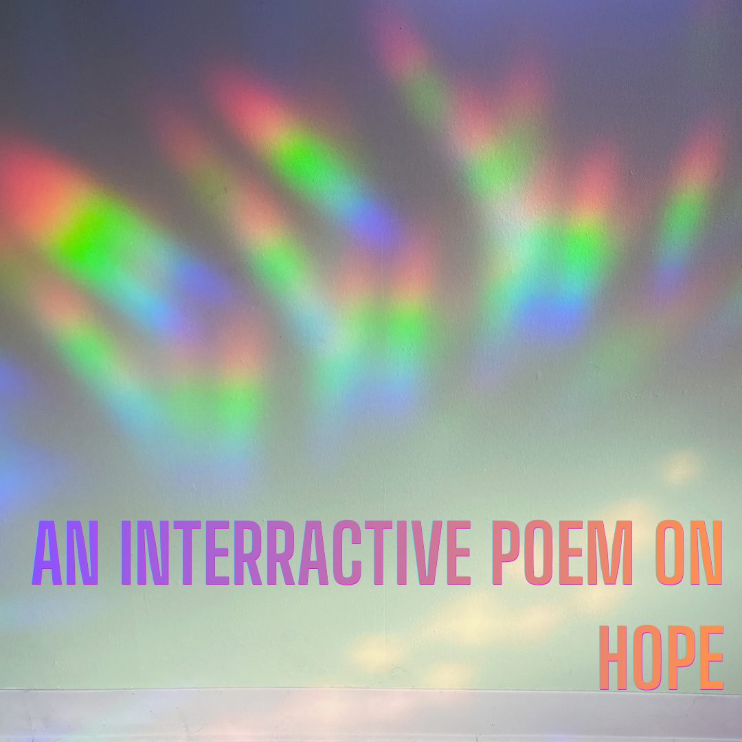 This collaborative poem is ongoing. Click through to read the community poem so far, and contribute your lines to the rotating prompts. This poem has also been performed at various events with various audiences including at an event curated by Denver