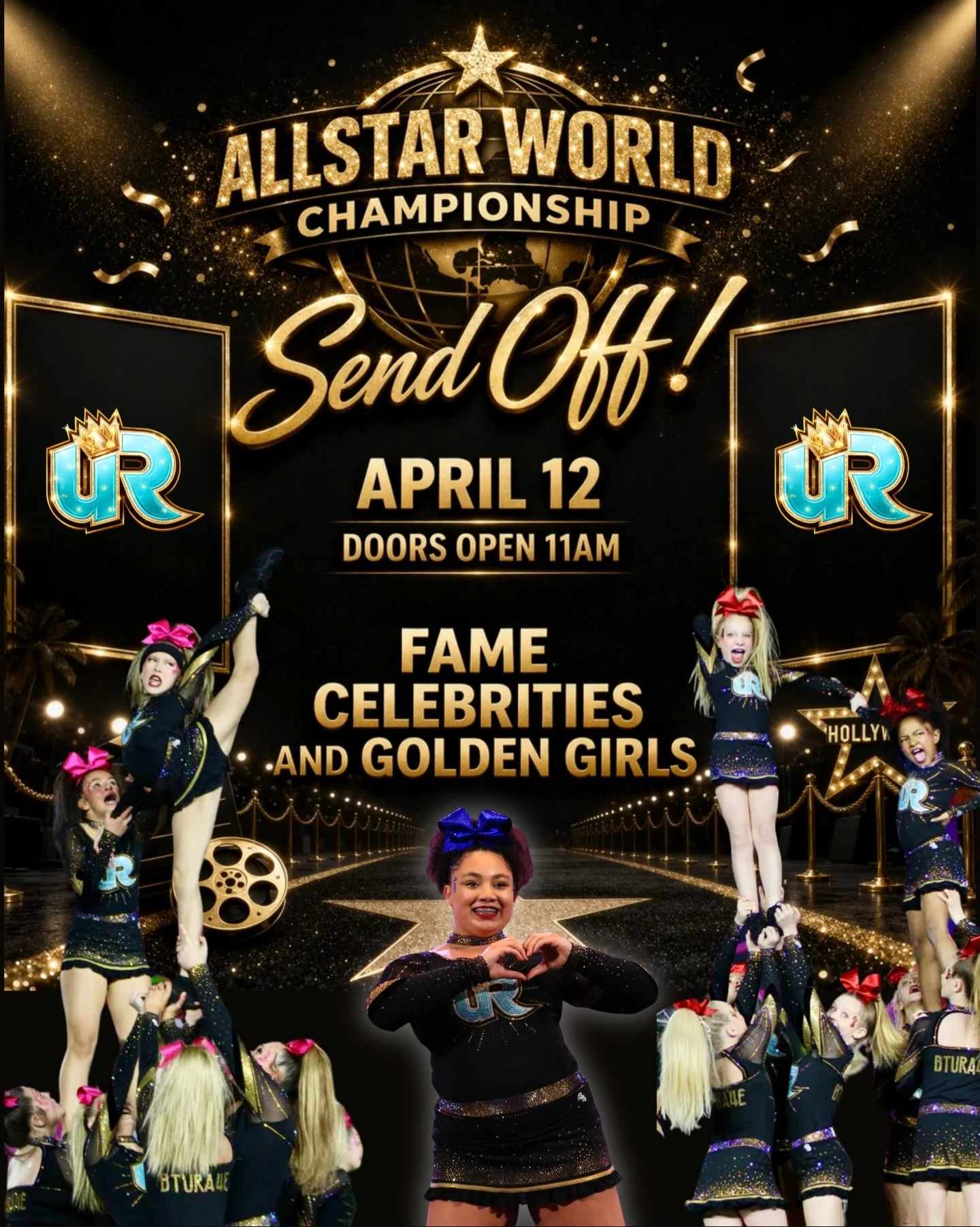 Lights, camera, ALL STAR WORLDS ✨🌎

Join us as we send off our incredible elite teams to the biggest stage of the season!🏆 These teams have put in the work, the hours, and the heart now it&rsquo;s time to celebrate them before they take on All Star
