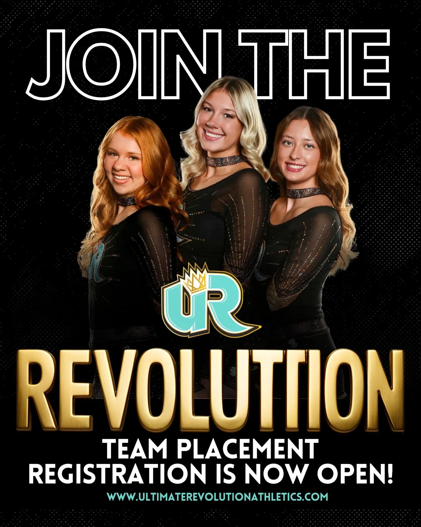 Are you ready to rise to the #𝑻𝑯𝑬𝑮𝑶𝑳𝑫5𝑻𝑨𝑵𝑫𝑨𝑹𝑫 🏆
Join The Revolution and be part of something special🩵

𝑾𝒉𝒚 𝑼𝑹𝑨?
🏆 Competitive teams for athletes ages 3&ndash;18 &mdash; from beginner to advanced

🫶🏻A fun, uplifting environmen