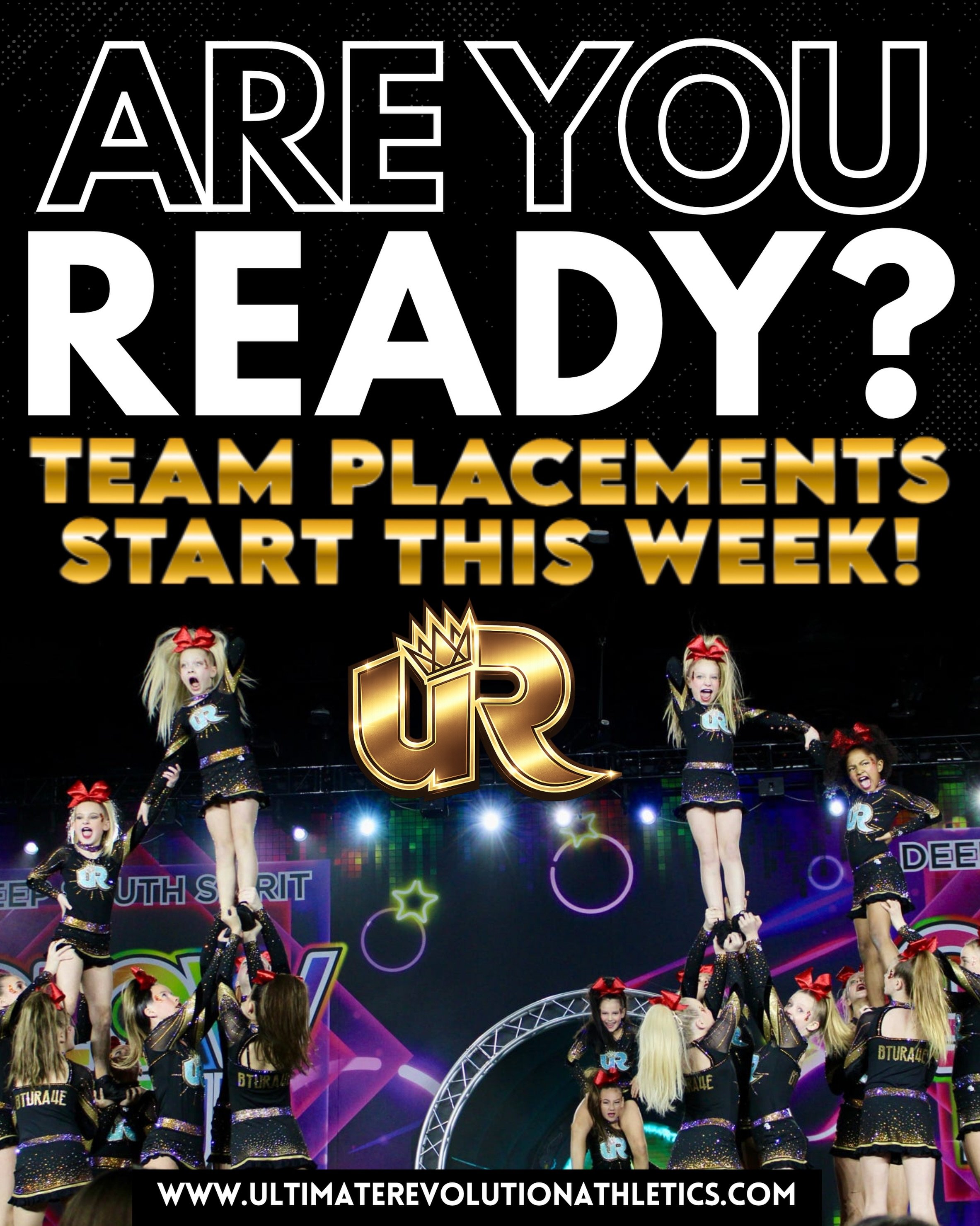 Team Placements begin THIS WEEK 🏆&mdash; and with it, the start of a new standard at URA ✨

We&rsquo;re not just building teams.
We&rsquo;re building leaders.A culture.
A program committed to the GOLD 5TANDARD. 💛

This season will be better than ev