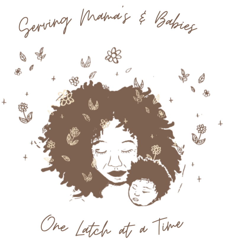 "Serving Mamas & Babies, One Latch at a Time" Logo Tee