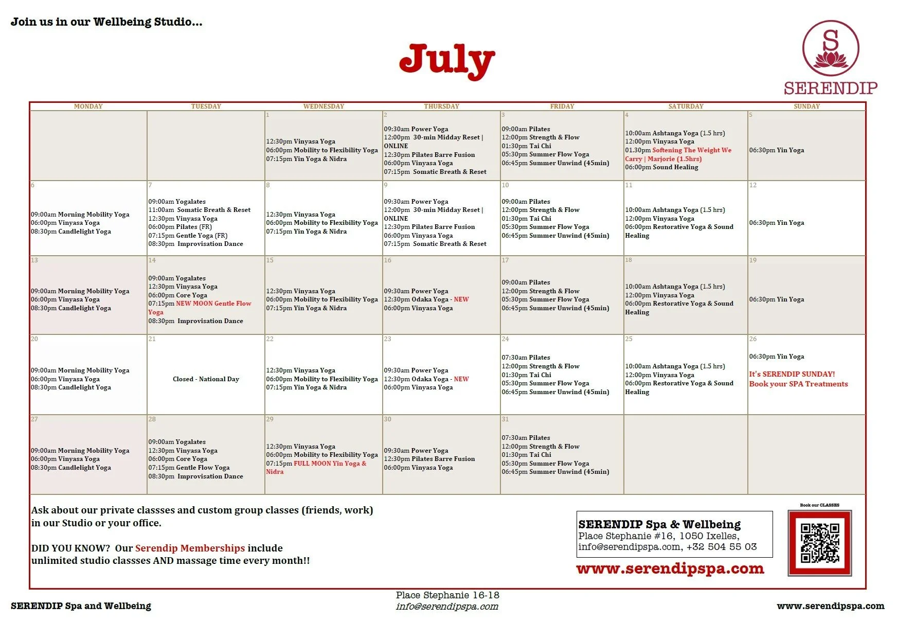 What's new in July?