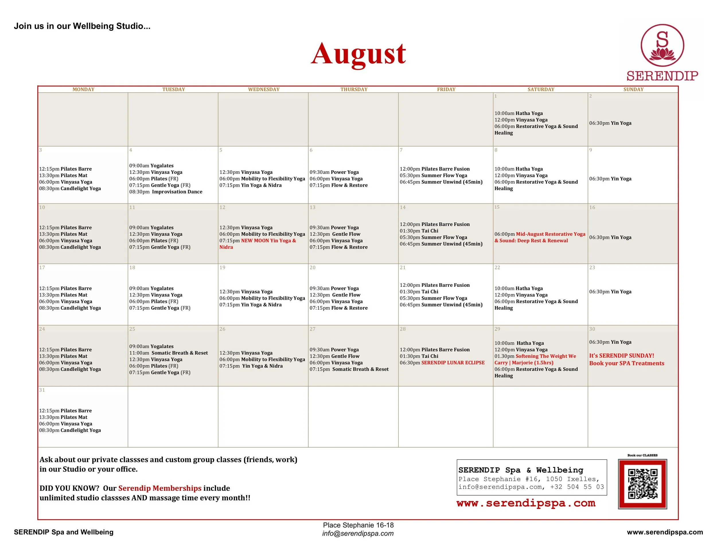 What's new in August?