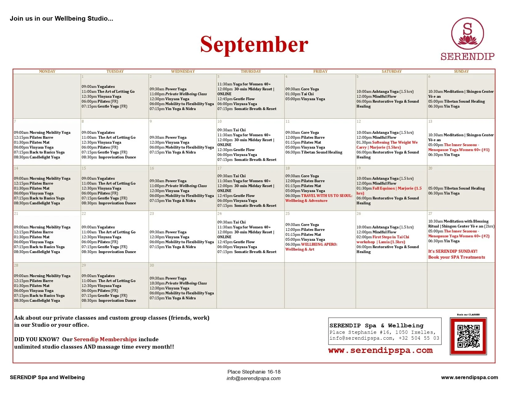 September:  Back to Your Rhythm