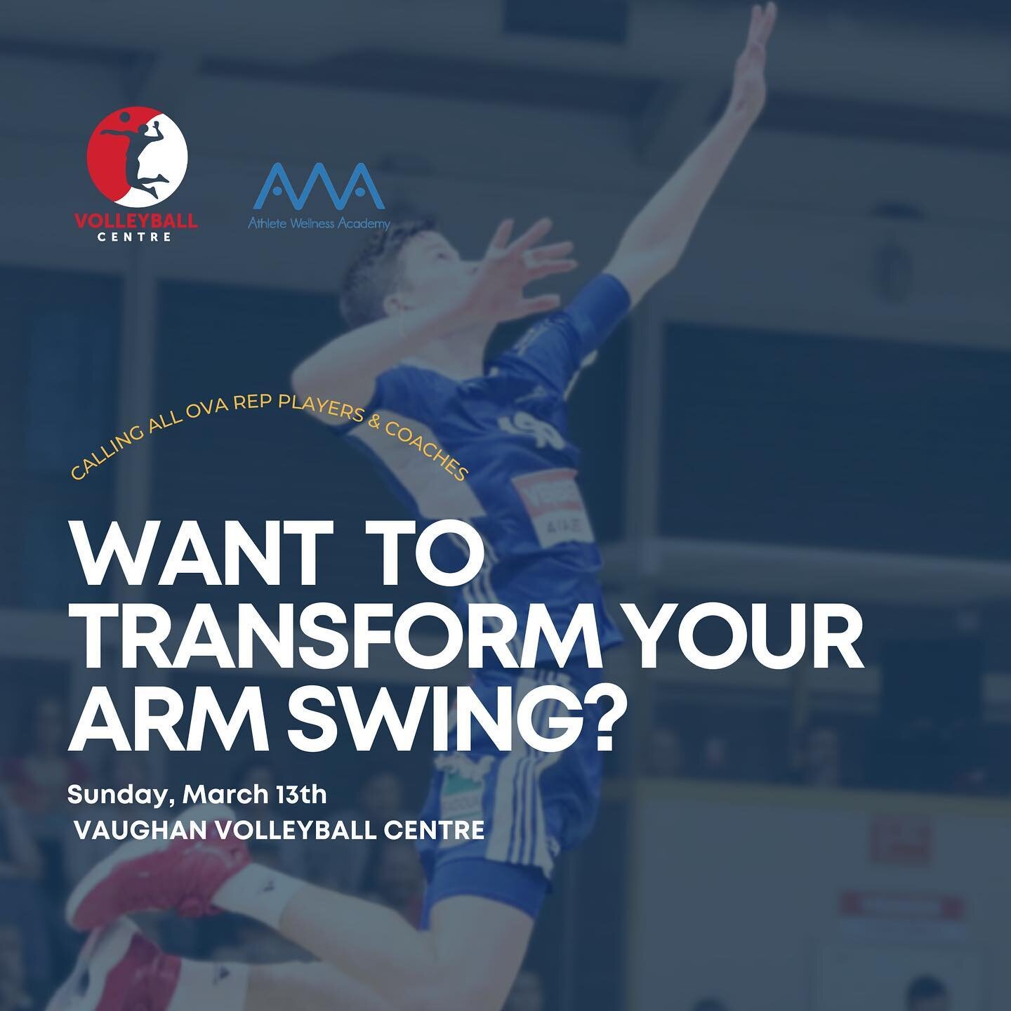 So, you&rsquo;ve been wanting to hit harder, smarter, with more accuracy, and less pain - here&rsquo;s your chance Ontario Rep Players!

We are incredibly excited to host at our Vaughan location an opportunity for both athletes and coaches to learn f