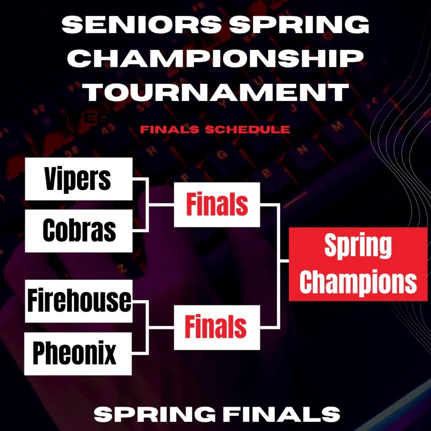 Senior House League Finals this Sunday June 22 from 1:00pm-2:30pm @gtasportsplex !

Which team will be the Spring Champions?
