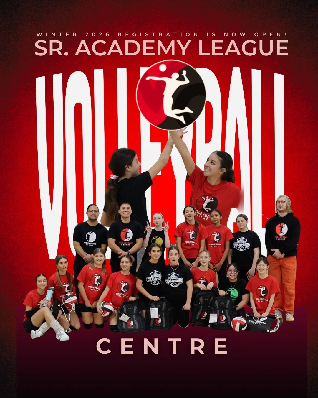 🏐 Elevate Your Game This Winter!
The Sr. Academy League &ndash; Winter 2026 is officially OPEN!

Join a community of motivated athletes, elite coaches, and high-energy training that pushes you to learn, compete, and grow.
Secure your spot and be par
