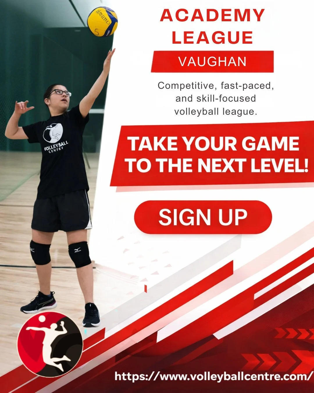 Serve. Compete. Level up. 🔥🏐
Our Academy League &ndash; Vaughan is built for athletes who want real game play, faster pace, and focused skill development. If you&rsquo;re ready to push yourself, grow your confidence, and take your volleyball to the