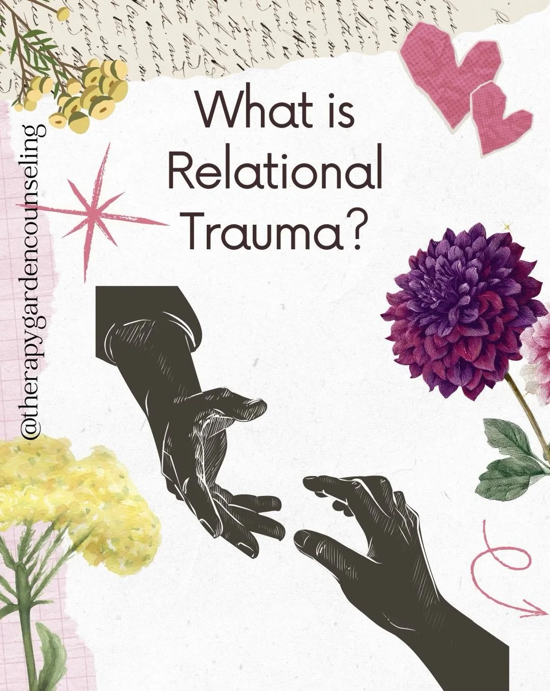 Relational trauma is not always easy to talk about, so I hope this pretty post makes it easier to think about. This is an everyday kind of trauma that many folks experience and due to shame and pressure from others this type of trauma often goes unre