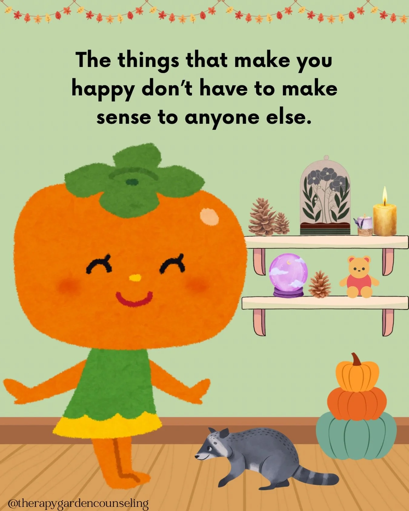 Happy 1st day of September!! 🍁🍂🍁I wonder what the things we are each drawn to, that interest us, say about who we are? Look around your home and notice the environment. Are there any parts that your inner child would be drawn to? So much joy can b
