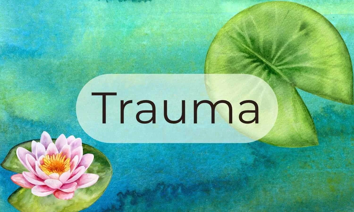 Trauma therapy specialty lily pond reflecting pond