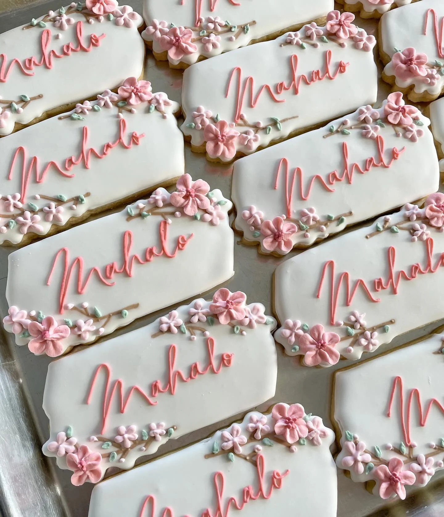 🌸 M A H A L O 🌸
.
.
.
#cherryblossomcookies #mahalo #hawaiicookies #luckyweliveinhawaii #cherryblossoms