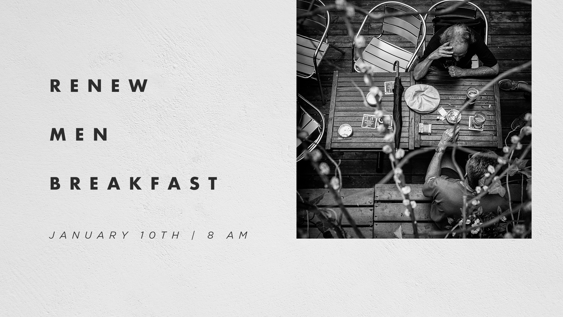 Men -- join us for a Cockey's Bagels breakfast and engaging discussion!