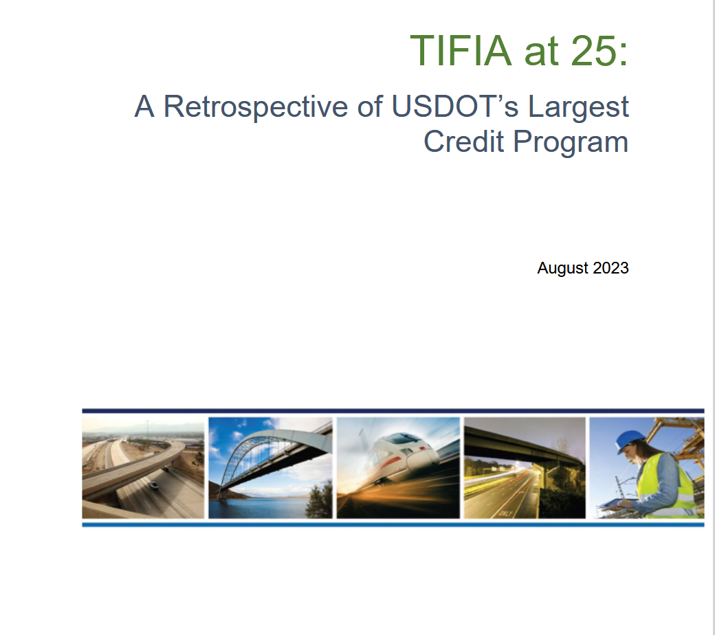 TIFIA at 25 report cover