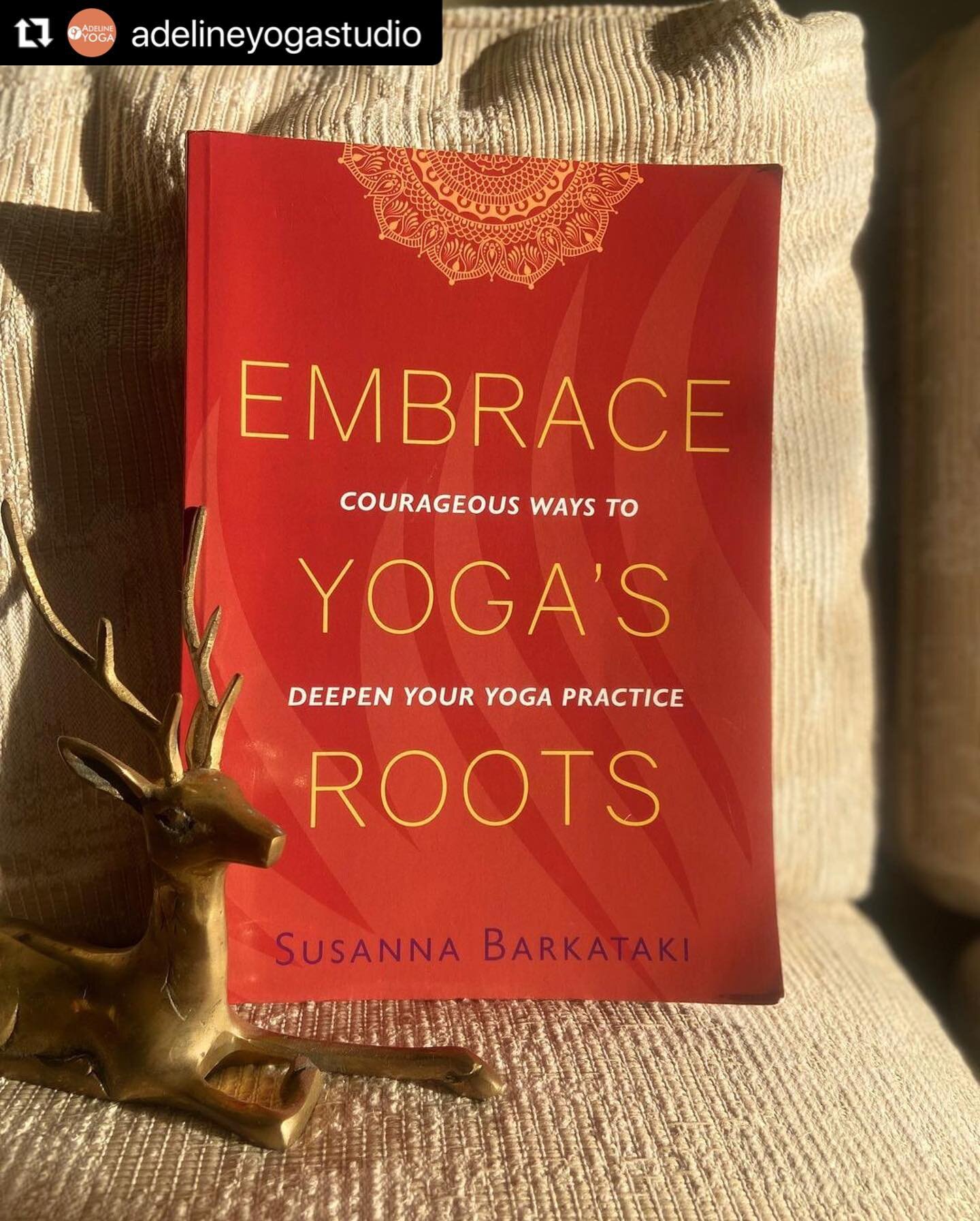 Will you join us? 

#Repost @adelineyogastudio with @make_repost
・・・
Join us for the upcoming:  Racism &amp; Yoga Study Group. This session we'll be reading Embrace Yoga's Roots by @susannabarkataki 💜

📚Have you read Embrace Yoga's Roots yet? What 
