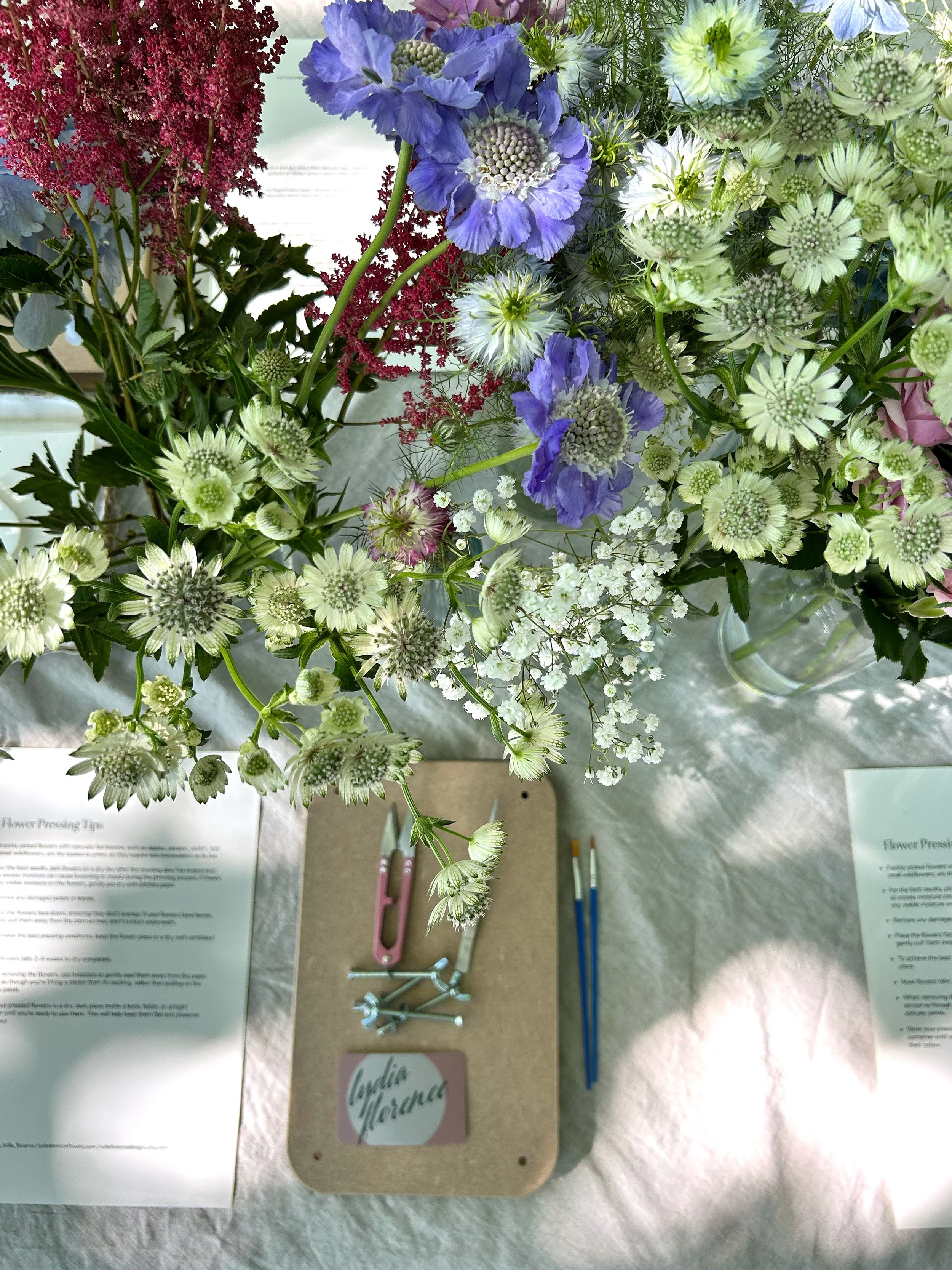 Flower Pressing Workshop