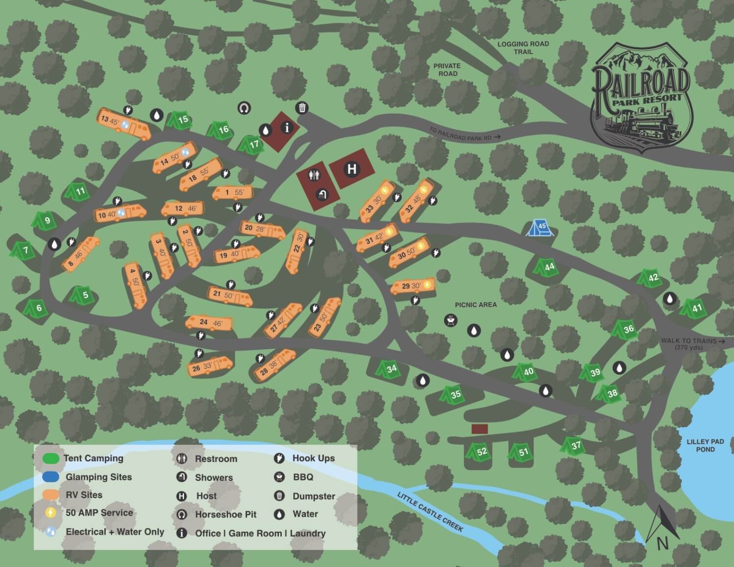 Property Maps — Railroad Park Resort