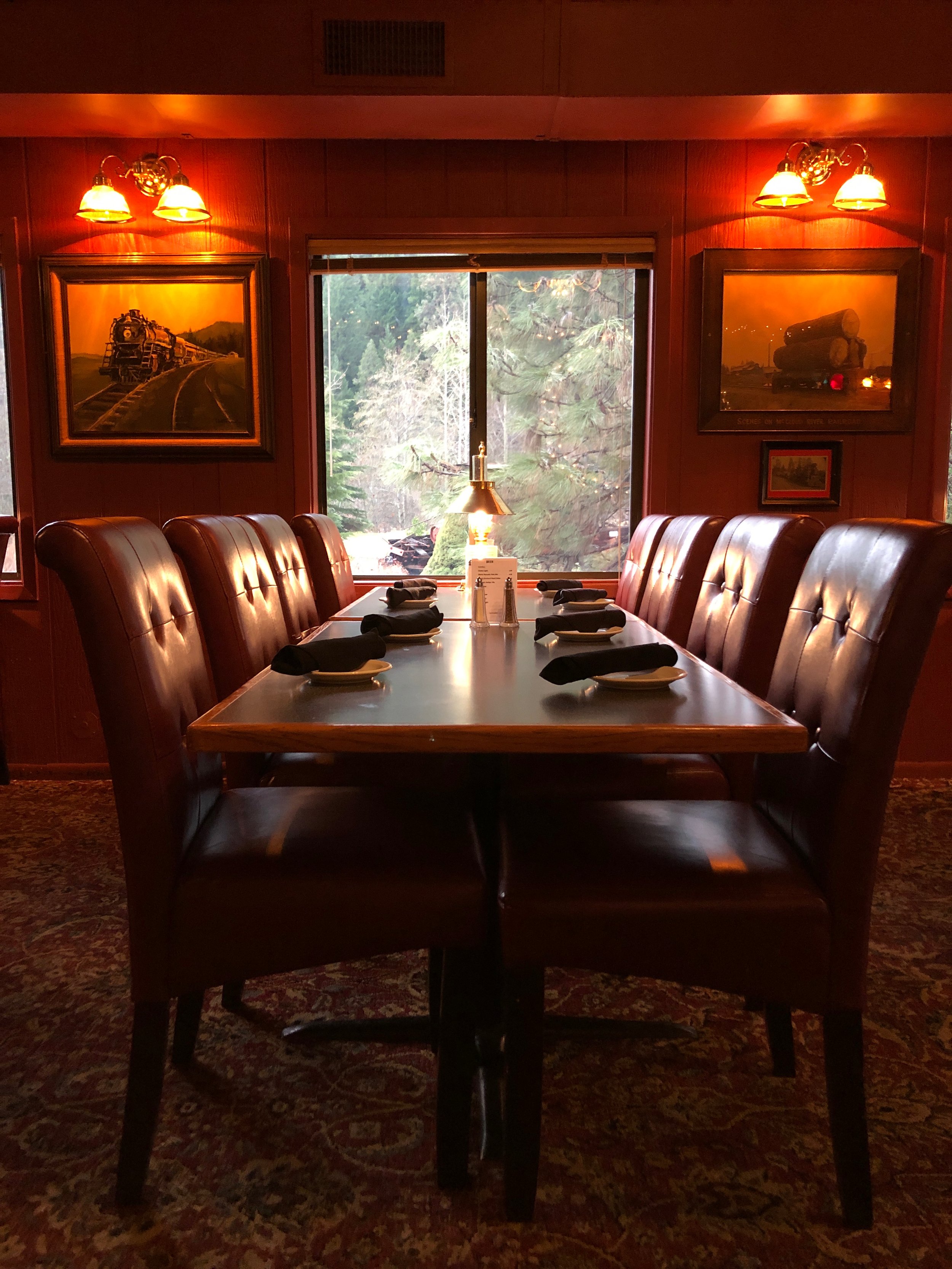 Dining Car Restaurant — Railroad Park Resort