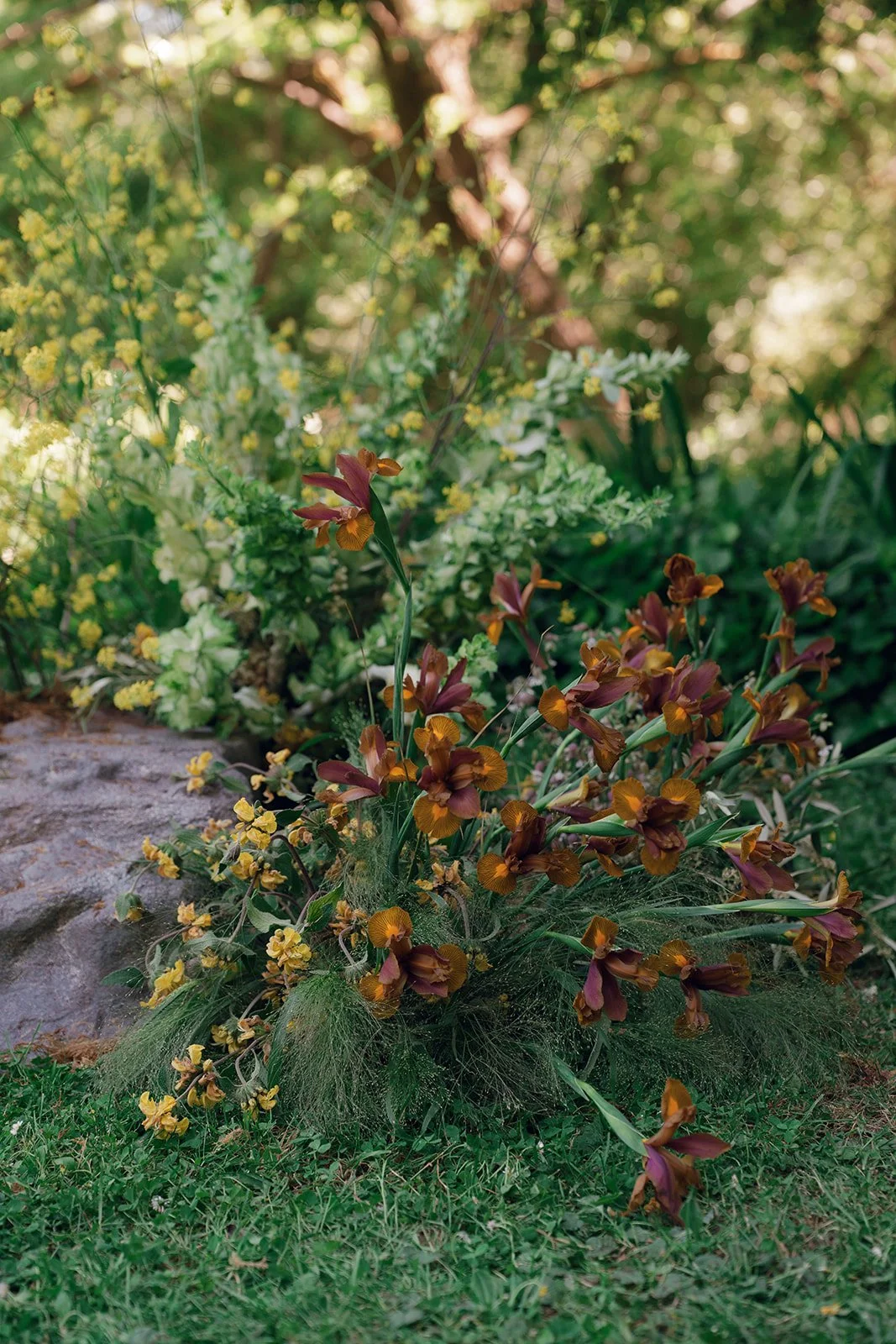 local iris floral arrangement 