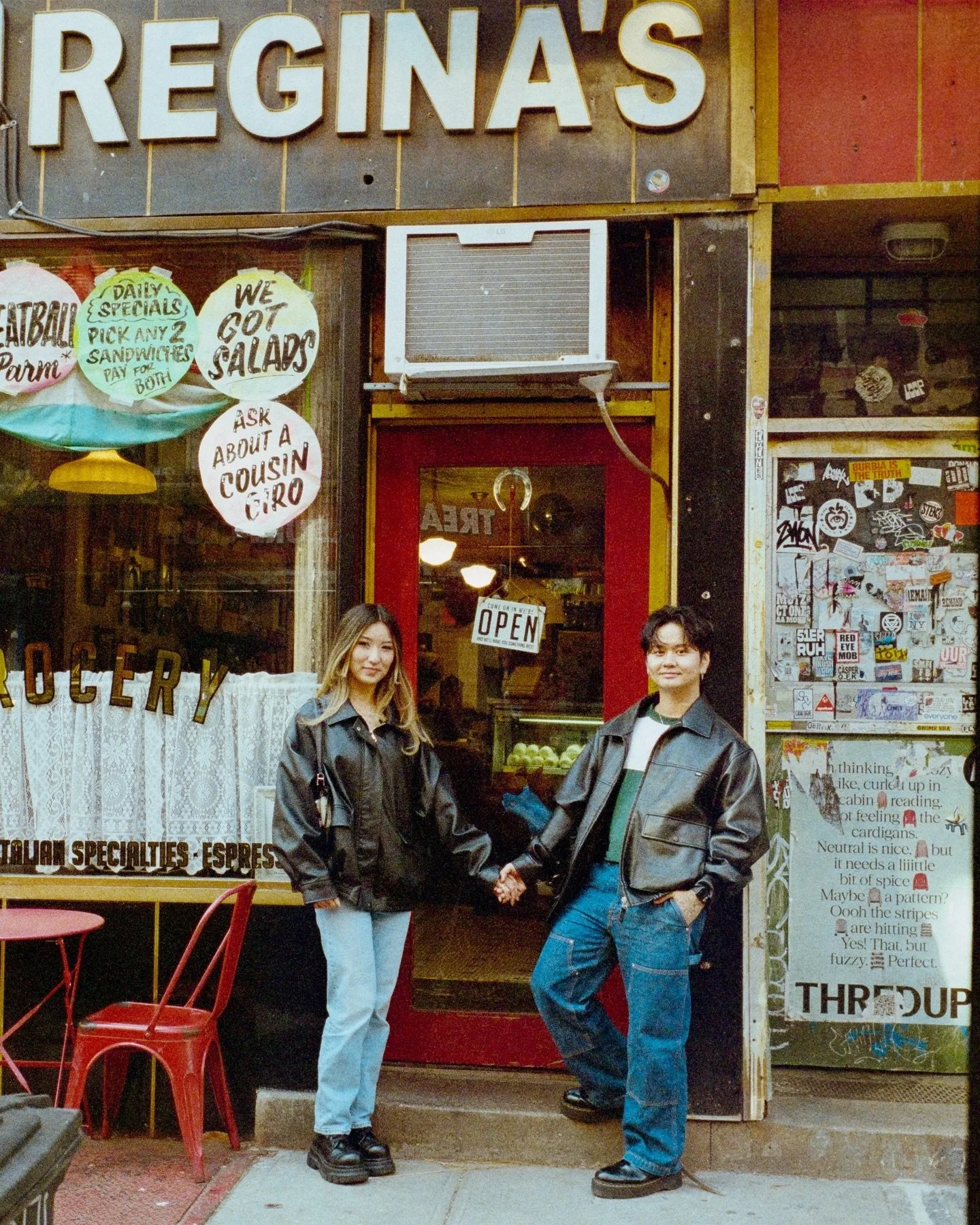 A beautiful day for a stroll through china town with Sabre &amp; Mai

Shot on film 🎞️ - gold 800 and lomo 1600