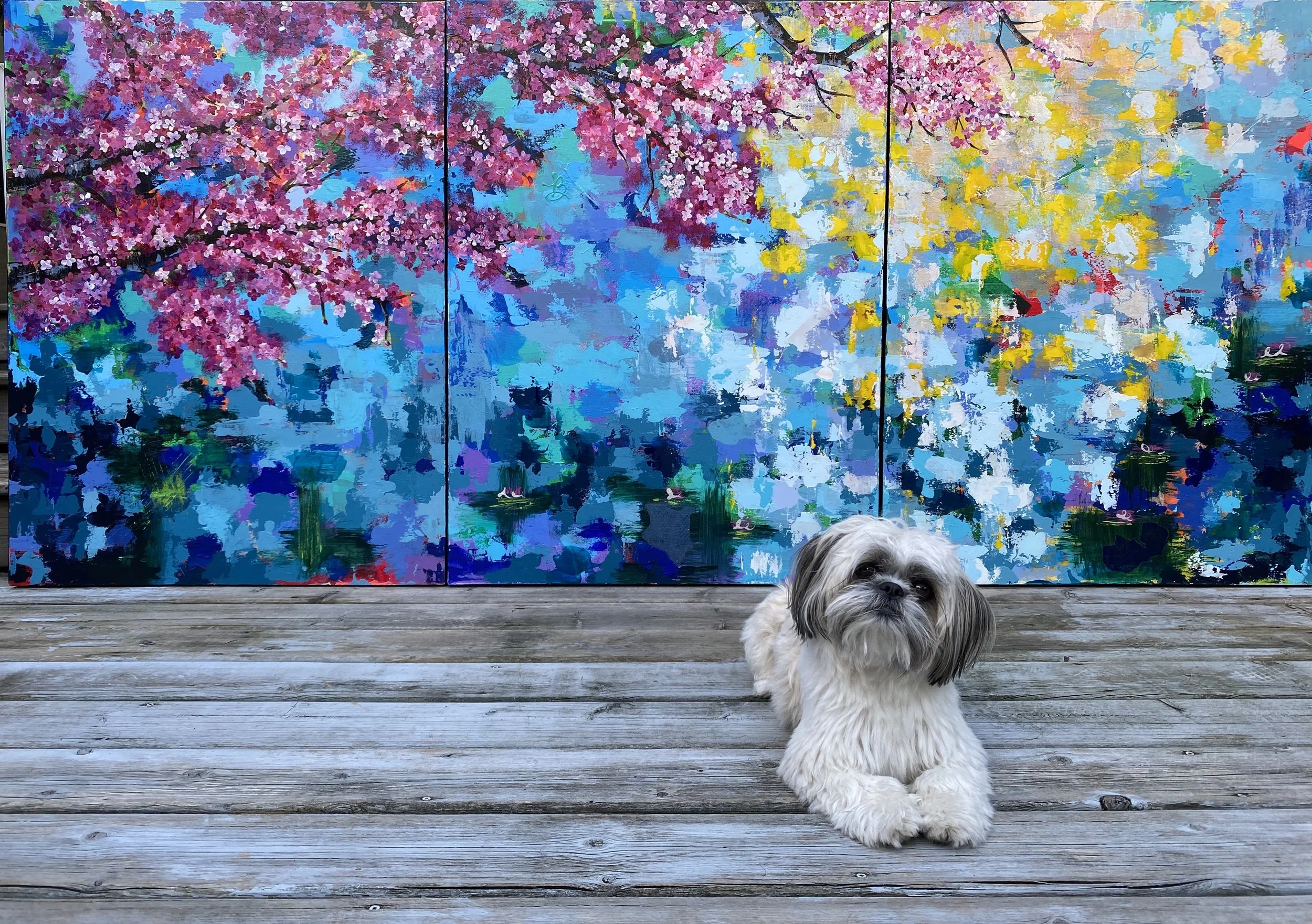 'Bellflower'
Triptych 30x40