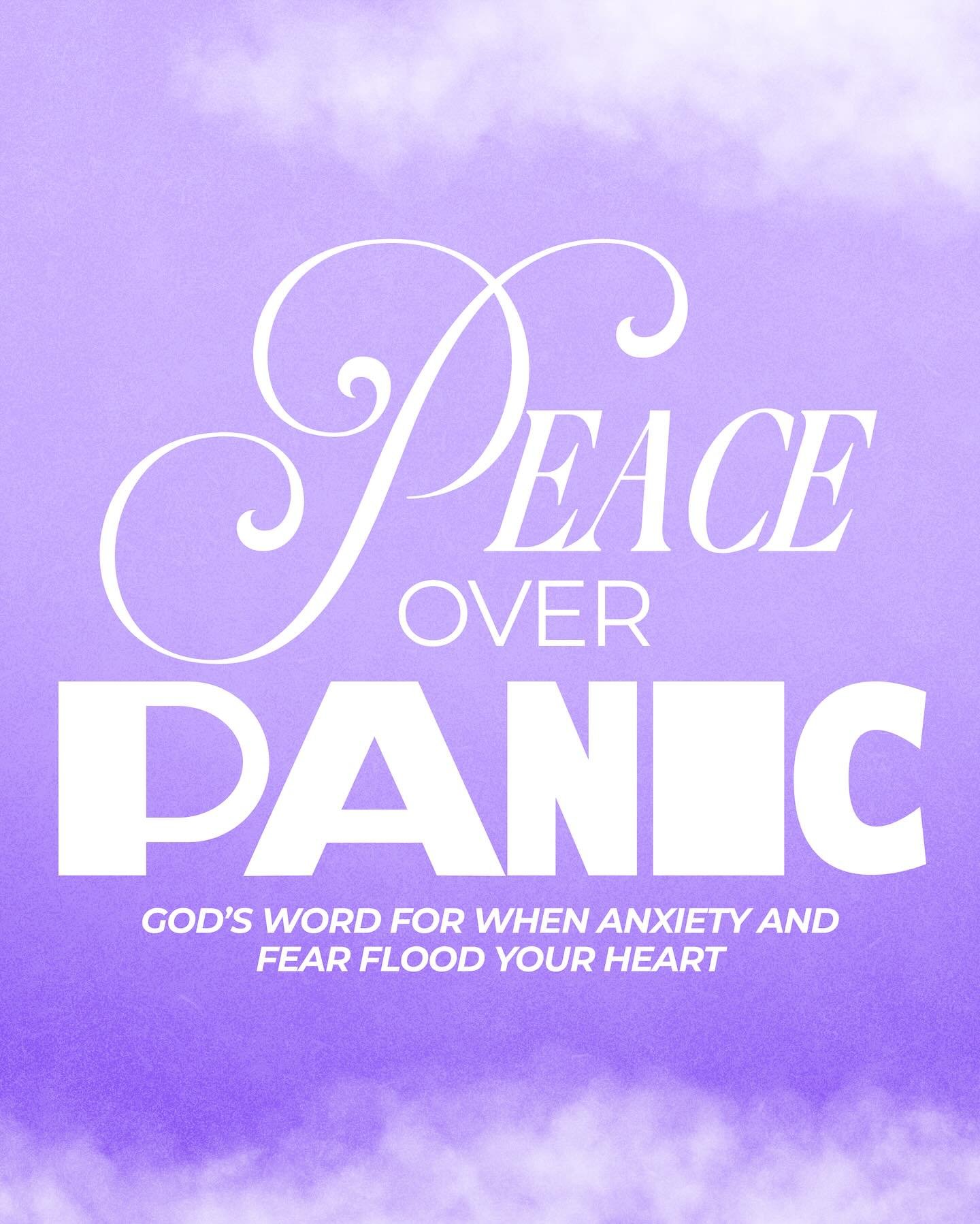 With all the rumors of war, talks of sleeper cells, and headlines pointing to potential prophecy fulfillment, whatever you do, please DO NOT let fear or anxiety overwhelm your heart and your mind. ❌🫣

Now let me be clear, I know that the hour we are