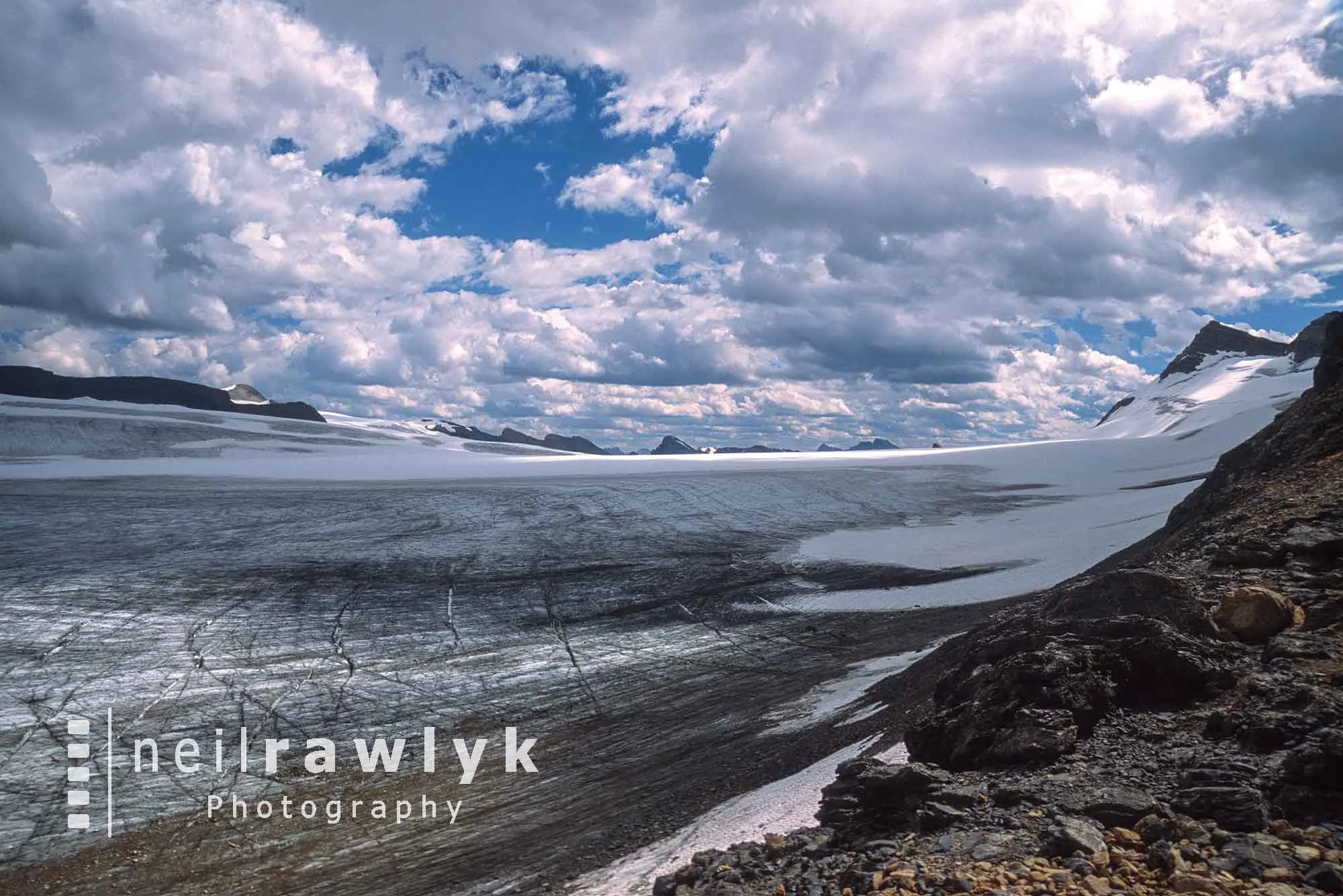 The Reef Icefield from Snowbird Pass