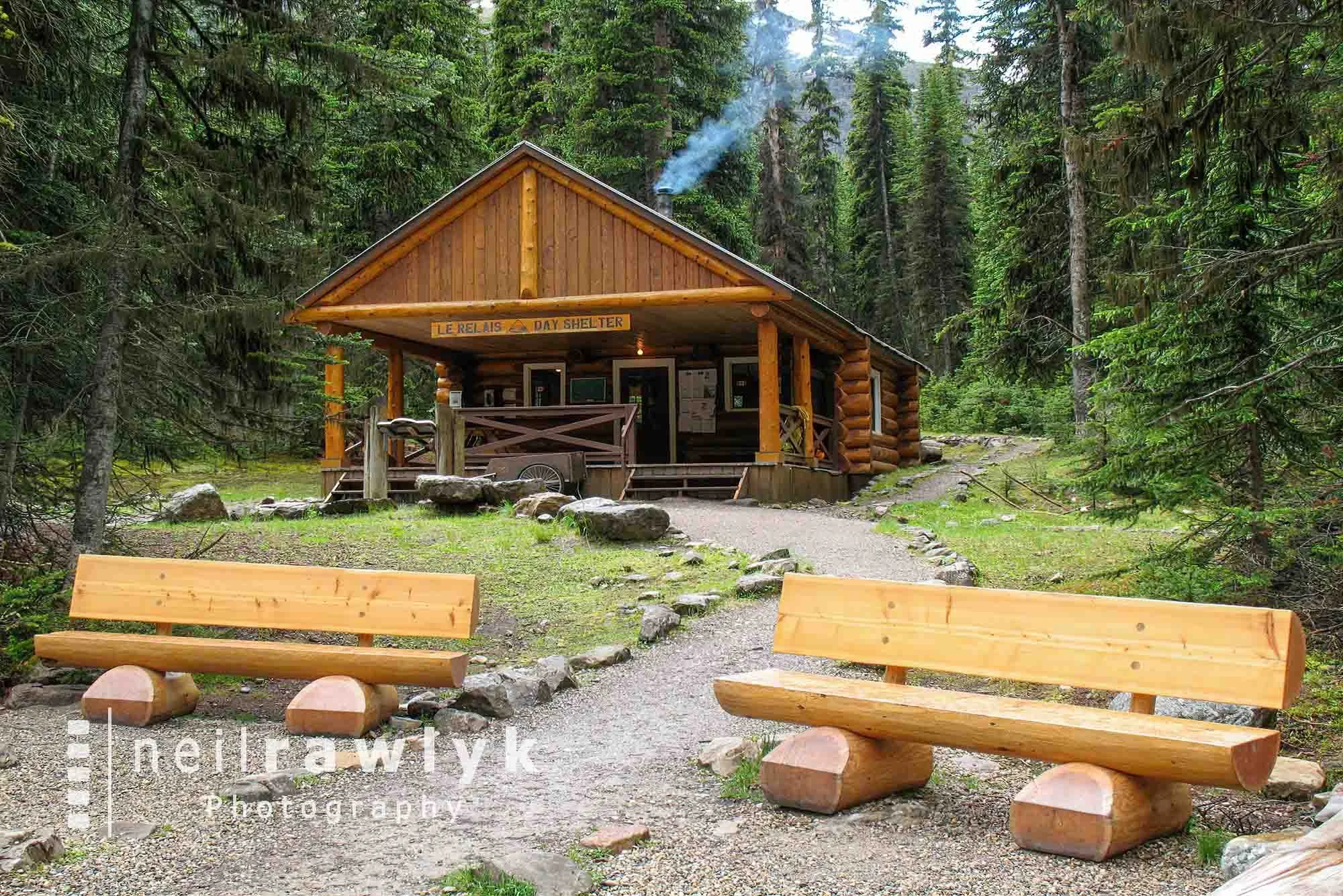 Le Relais Day Shelter at Lake O'Hara