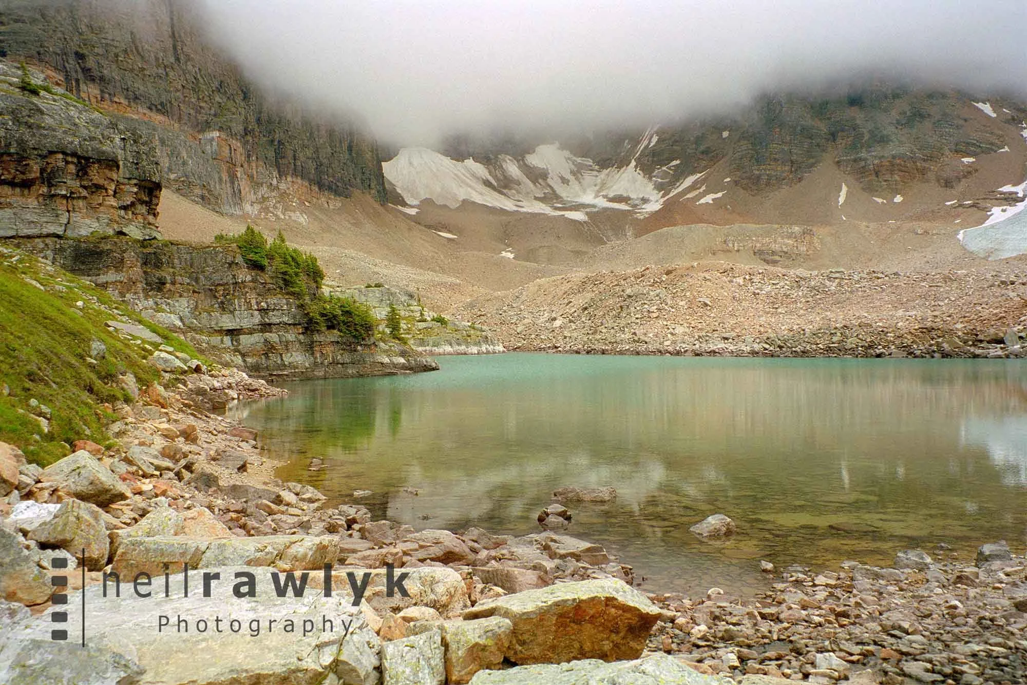 Opabin Lake on the Opabin Plateau near Lake O'Hara