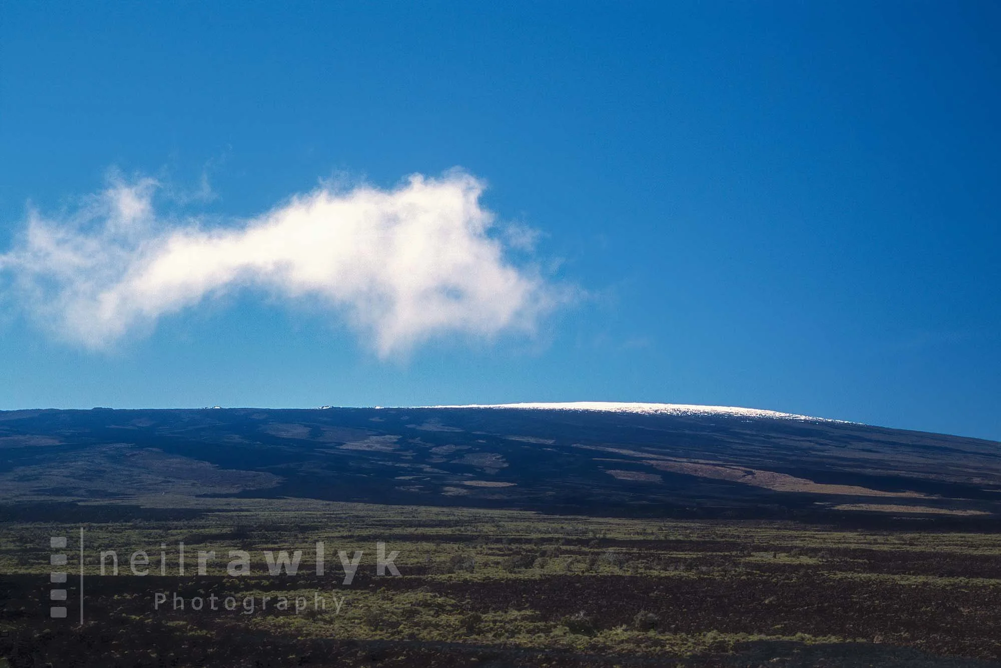 Mauna Loa volcano on the Island of Hawaii