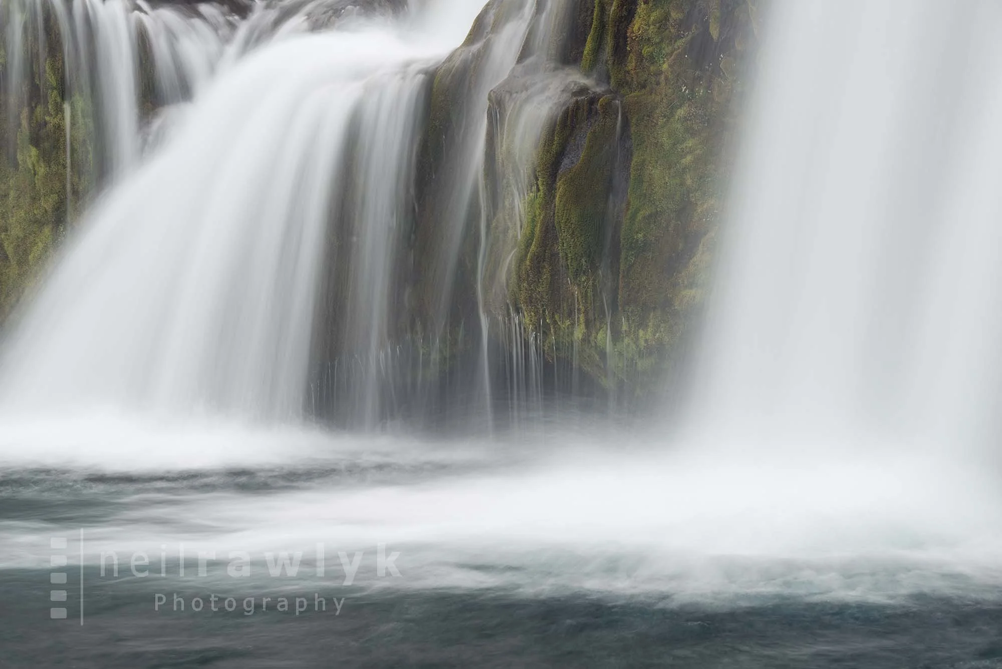 Kirkjufellsfoss Waterfall Detail