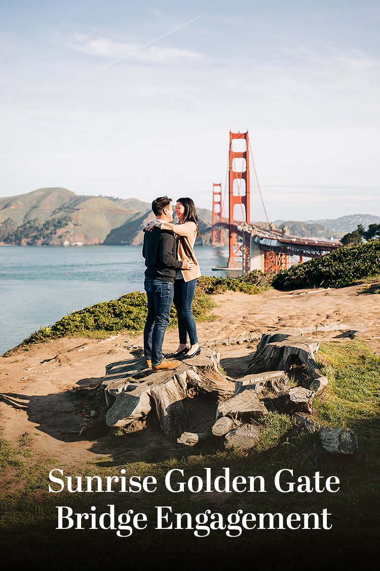 Elliot and Connie hang out in front of the Golden Gate Bridge in San Francisco, California.