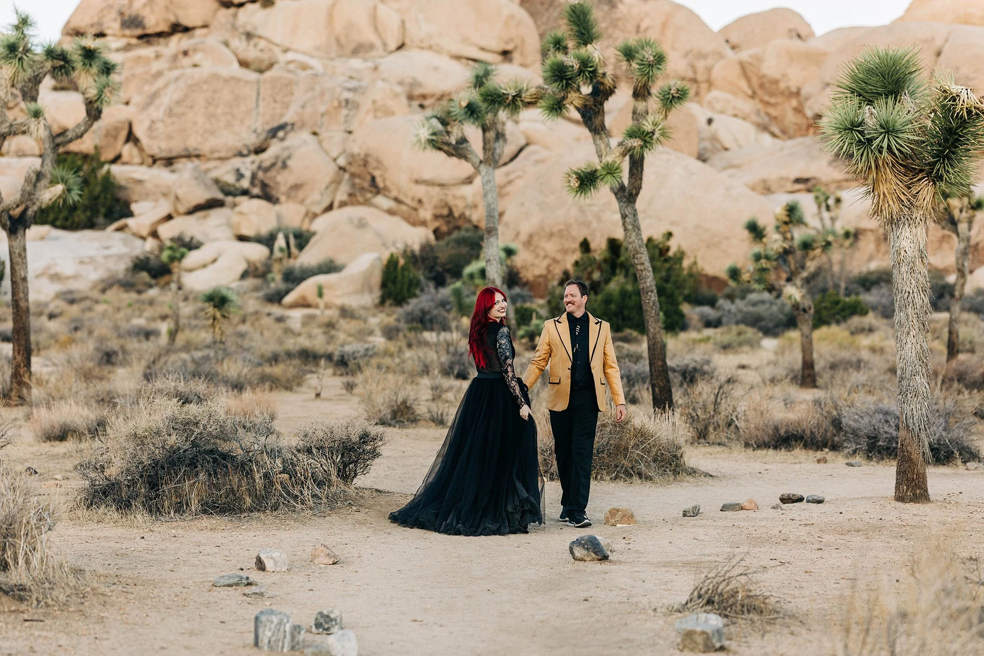 A Gothic Desert Elopement in Joshua Tree
