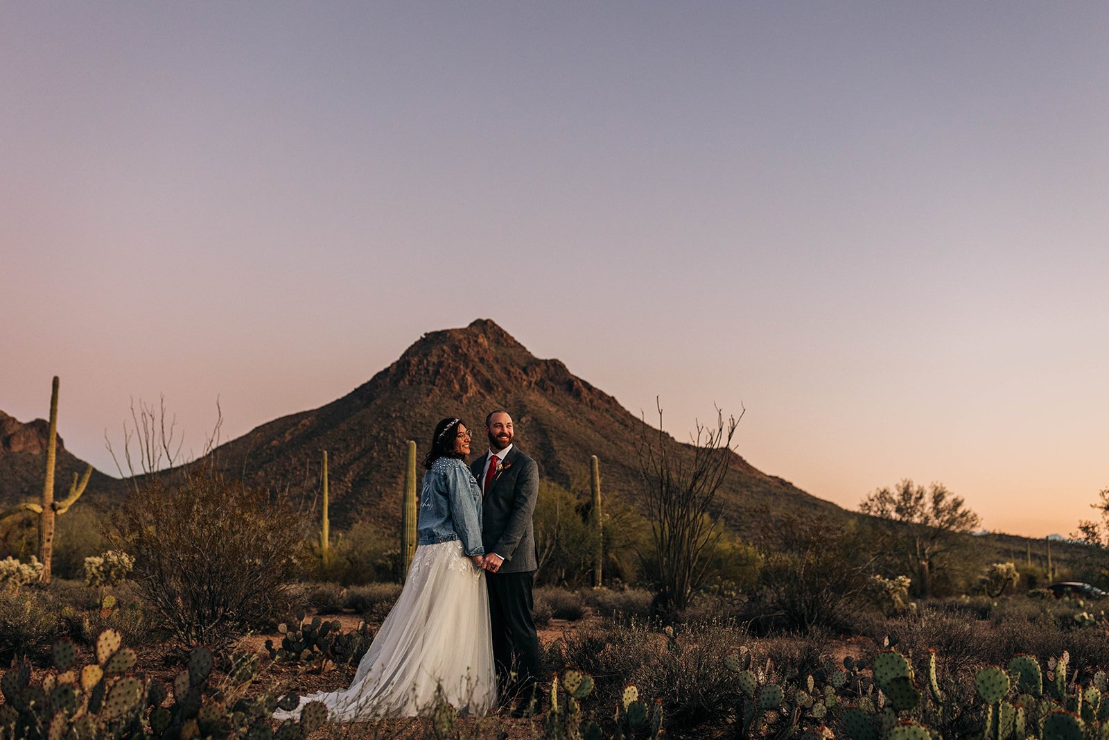 Intimate Wedding at Tucson Mountain Park