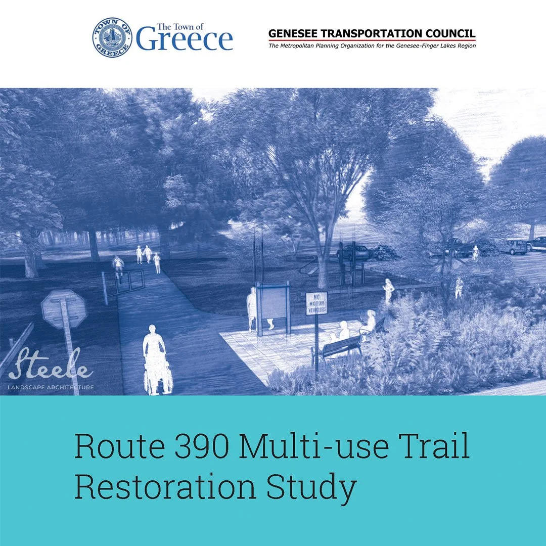 Another honor from @nyupstateasla ! ✨The Route 390 Trail Restoration Study received the 2026 Merit Award of Achievement, Planning &amp; Analysis Category.
&mdash;
For over 40 years, the Route 390 Multi-use Trail has been a vital 5-mile link for the T