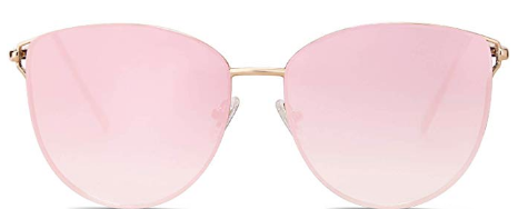 Pink Rose Colored Sunglasses
