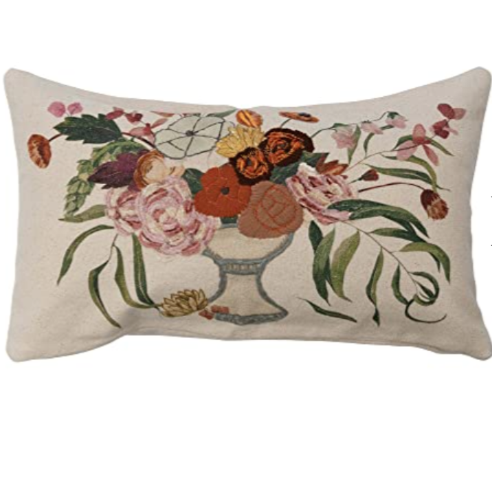 Embroidered Pillow