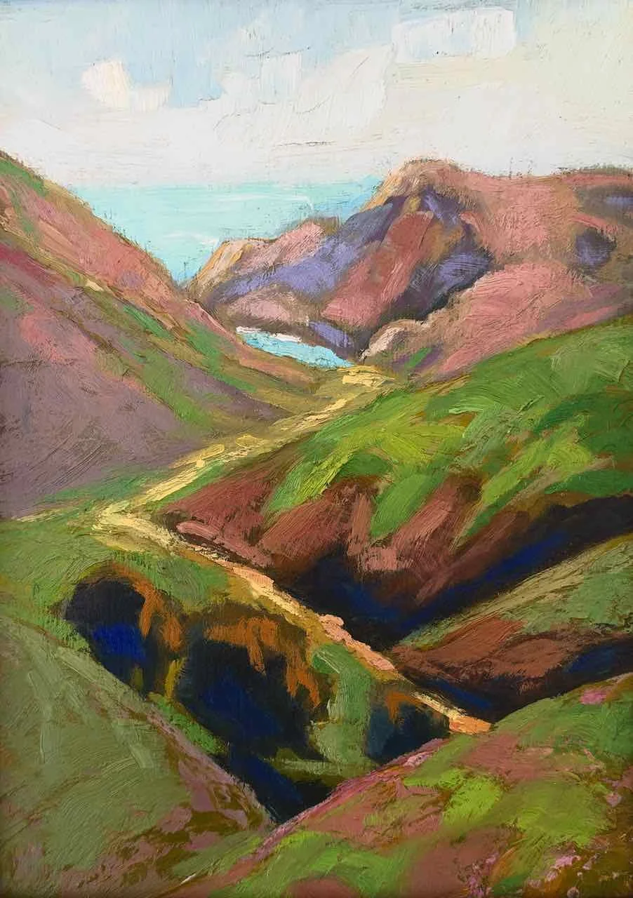 Tennessee Valley, oil on panel, 7 x 9 inches