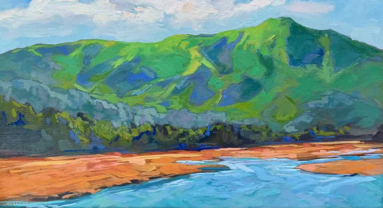 Mt. Tamalpais 9x18 Oil on panel